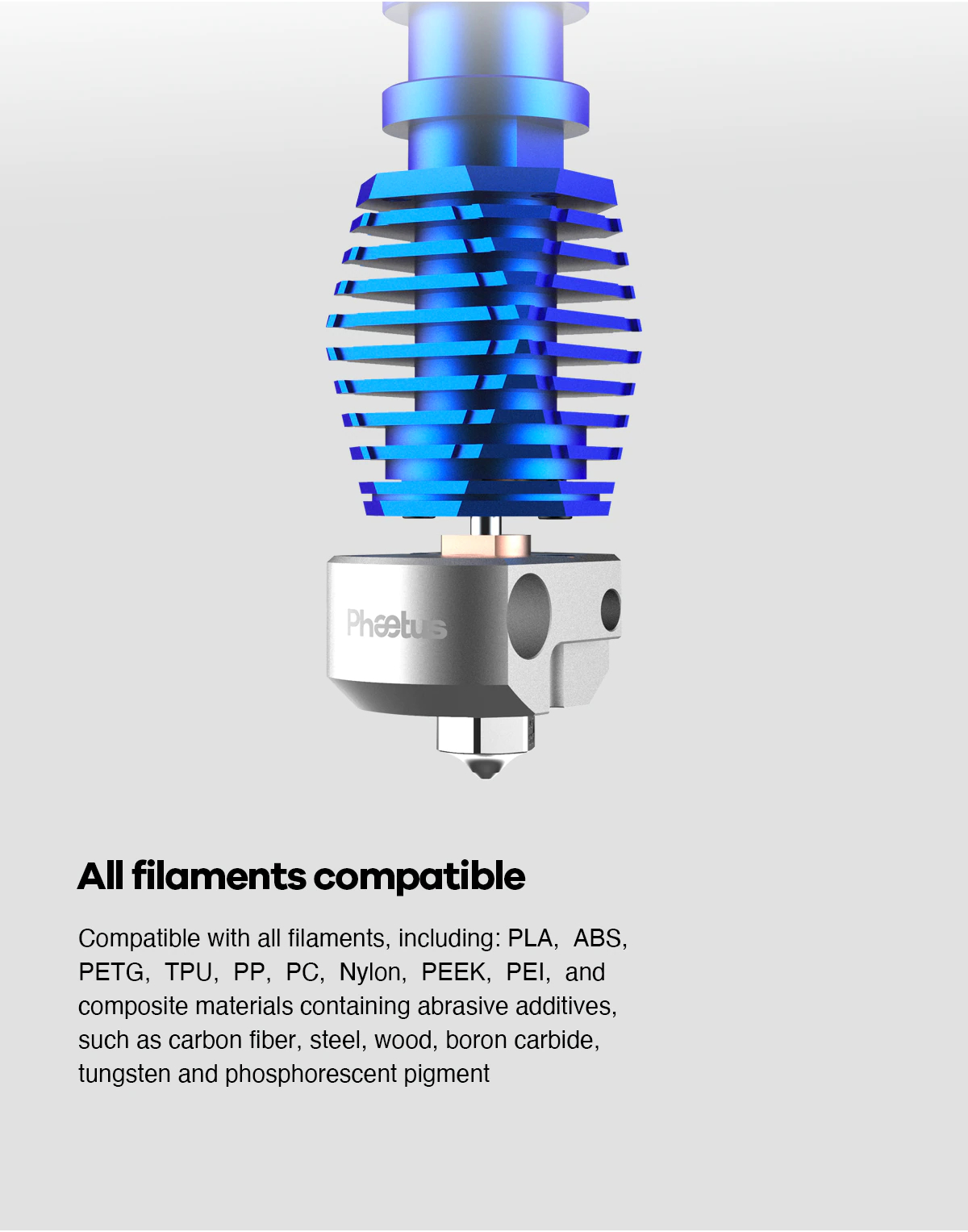 Phaetus dragonfly BMS all filament materials