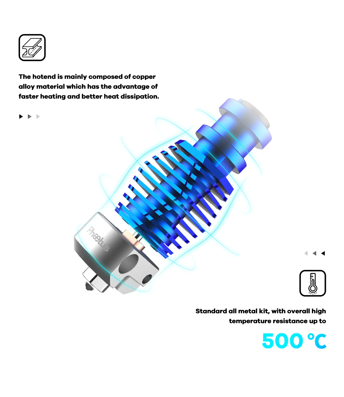 Phaetus dragonfly BMS all-metal high temperature resistance design