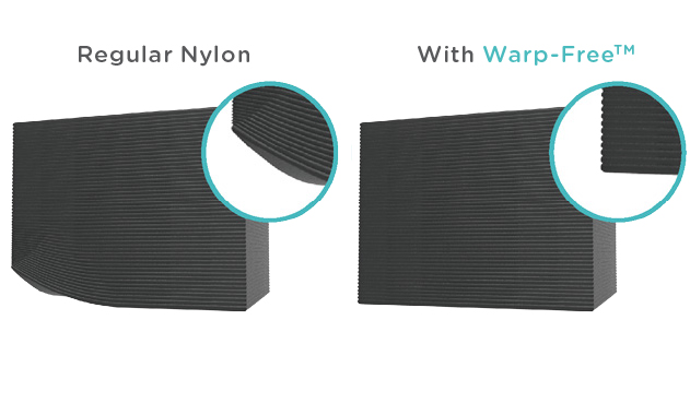 excellent dimensional stability and almost no deformation
