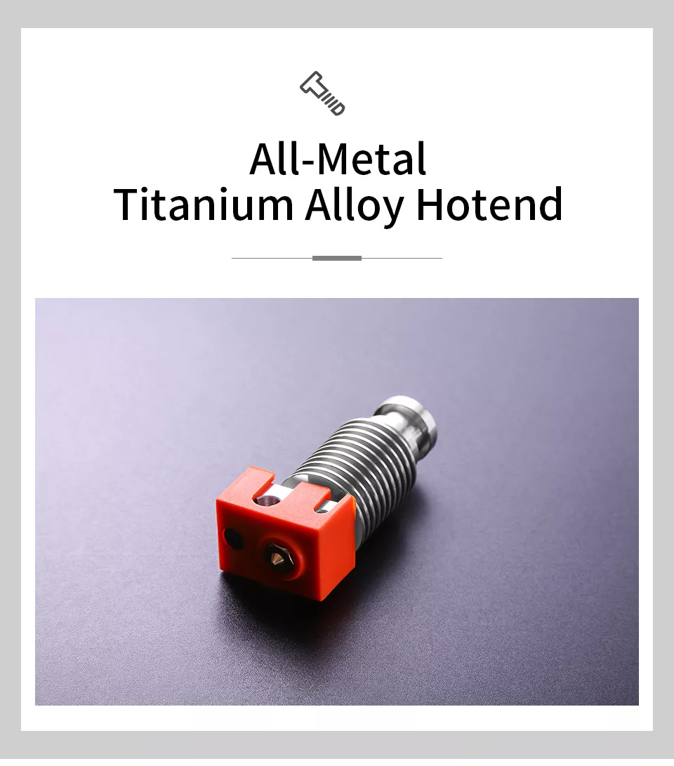 All-metal titanium alloy hotend